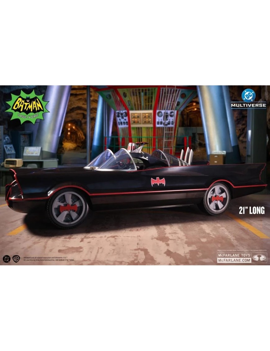 Mc Farlane DC Multiverse Batman 1966 Batmobile Mc Farlane DC Multiverse Batman 1966 Batmobile