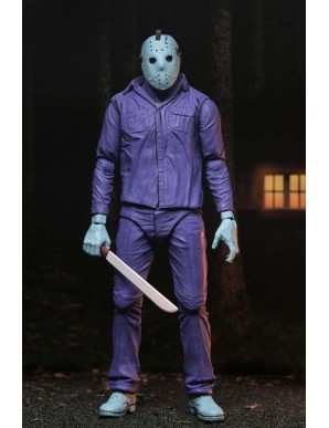 Neca Friday 13th Jason Voorhees Classic Video Game Appearance with Theme Music Packaging