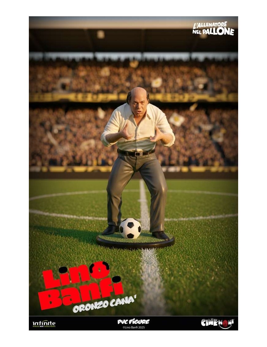 Infinite Statue & Collectibles CineMoni Lino Banfi Oronzo Cana L'Allenatore nel Pallone Infinite Statue & Collectibles CineMoni Lino Banfi Oronzo Cana L'Allenatore nel Pallone