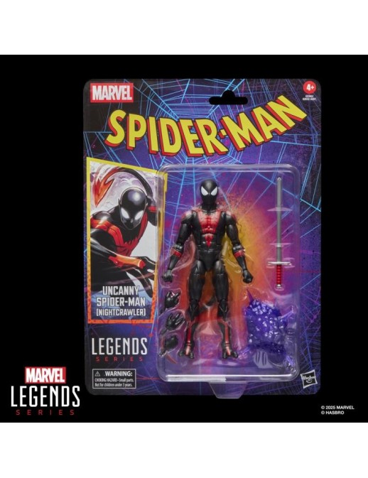Hasbro Marvel Legends Retro Collection Spider-Man Nightcrawler Hasbro Marvel Legends Retro Collection Spider-Man Nightcrawler