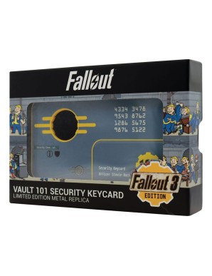 Fanattik Fallout 3 Vault 101 Security Keycard Replica Limited Edition