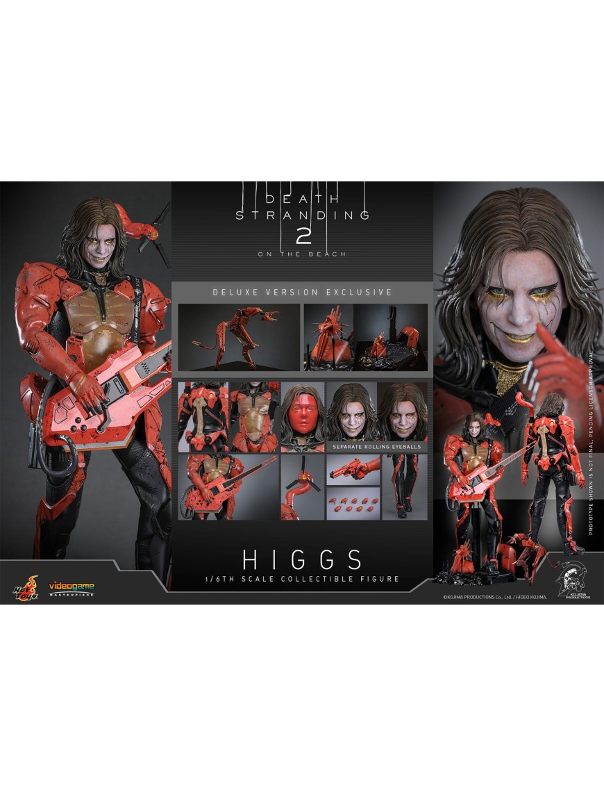 Hot Toys Videogame Masterpiece Death Stranding 2: On The Beach Higgs Monaghan 1/6 Scale Collectible Figure Deluxe Version