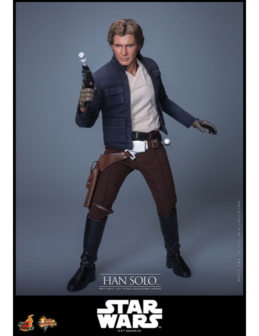 Hot Toys Movie Masterpiece Star Wars The Empire Strikes Back Han Solo 1/6 Scale Collectible Figure