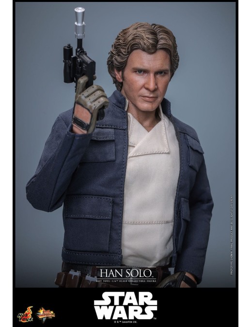 Hot Toys Movie Masterpiece Star Wars The Empire Strikes Back Han Solo 1/6 Scale Collectible Figure