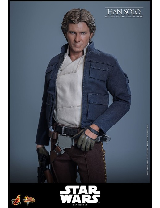 Hot Toys Movie Masterpiece Star Wars The Empire Strikes Back Han Solo 1/6 Scale Collectible Figure