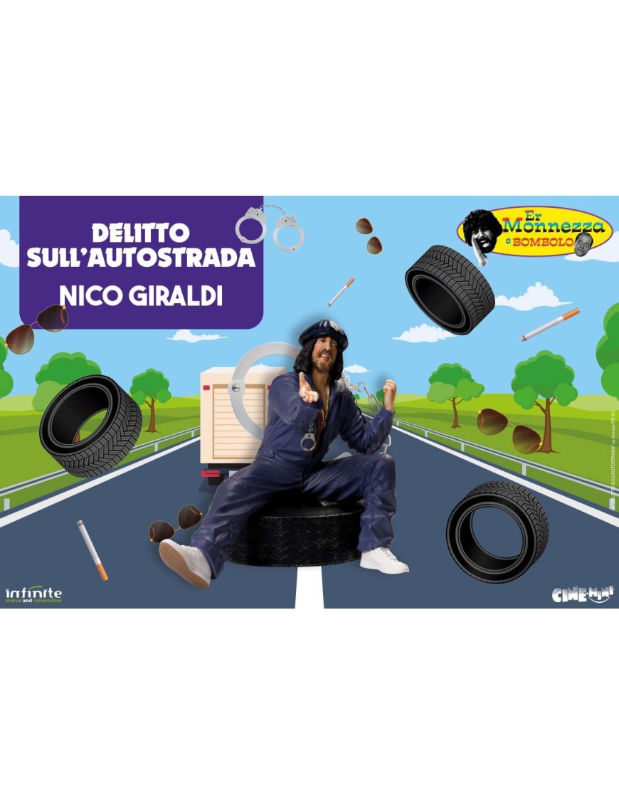 Infinite Statue & Collectibles CineMini Er Monnezza e Bombolo Delitto sull'Autostrada Nico Giraldi