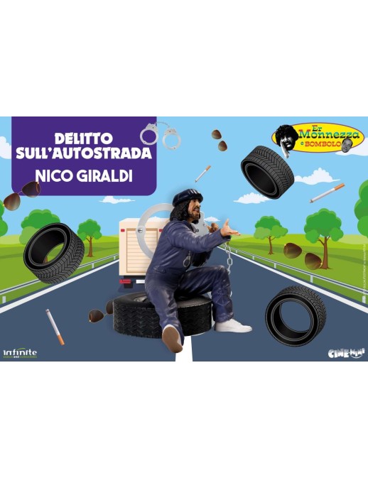Infinite Statue & Collectibles CineMini Er Monnezza e Bombolo Delitto sull'Autostrada Nico Giraldi