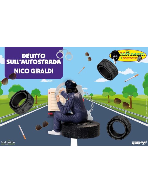 Infinite Statue & Collectibles CineMini Er Monnezza e Bombolo Delitto sull'Autostrada Nico Giraldi