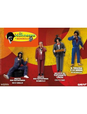 Infinite Statue & Collectibles CineMini Er Monnezza and Bombolo from Crime on the Highway Nico Giraldi