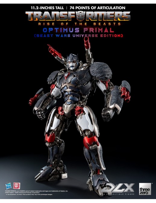 Threezero Transformers Rise of the Beasts DLX Scale Collectible Figure Series Optimus Primal Beast Wars Universe Edition