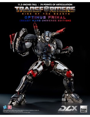 Threezero Transformers Rise of the Beasts DLX Scale Collectible Figure Series Optimus Primal Beast Wars Universe Edition