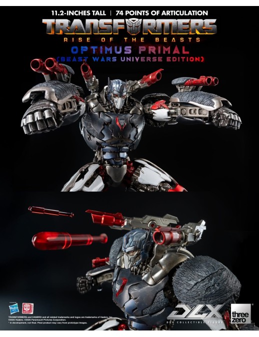 Threezero Transformers Rise of the Beasts DLX Scale Collectible Figure Series Optimus Primal Beast Wars Universe Edition