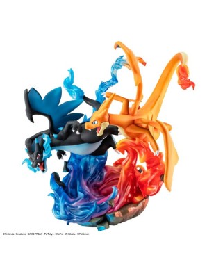 Megahouse G.E.M. EX Series Pokemon Mega Charizard X & Mega Charizard Y