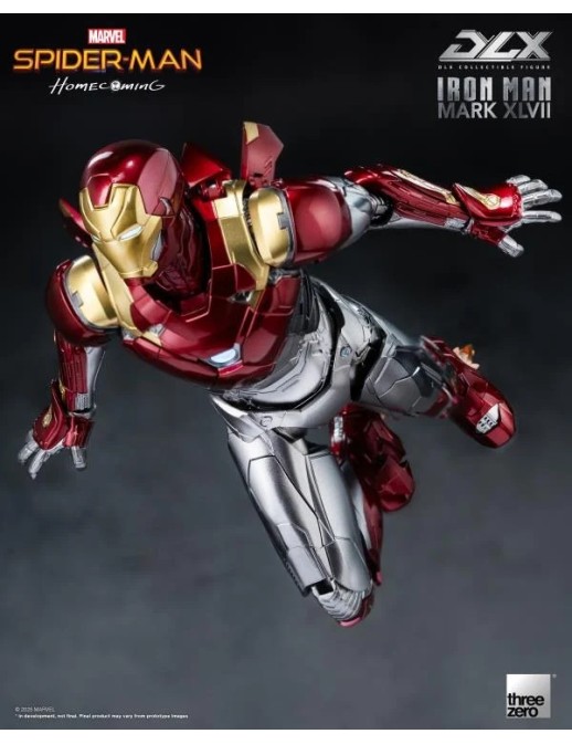Threezero Spider-Man: Homecoming DLX Collectible Figure Iron Man Mark XLVII