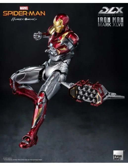 Threezero Spider-Man: Homecoming DLX Collectible Figure Iron Man Mark XLVII