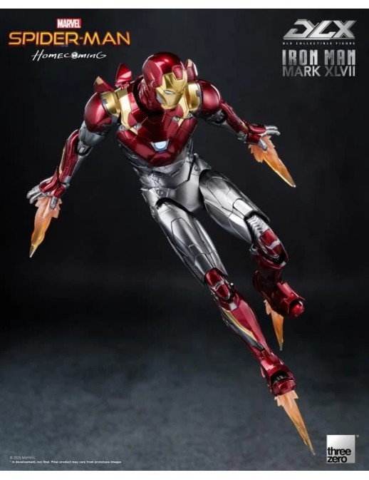 Threezero Spider-Man: Homecoming DLX Collectible Figure Iron Man Mark XLVII