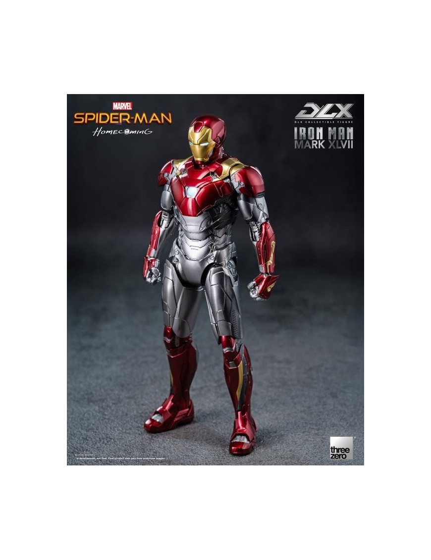Threezero Spider-Man: Homecoming DLX Collectible Figure Iron Man Mark XLVII