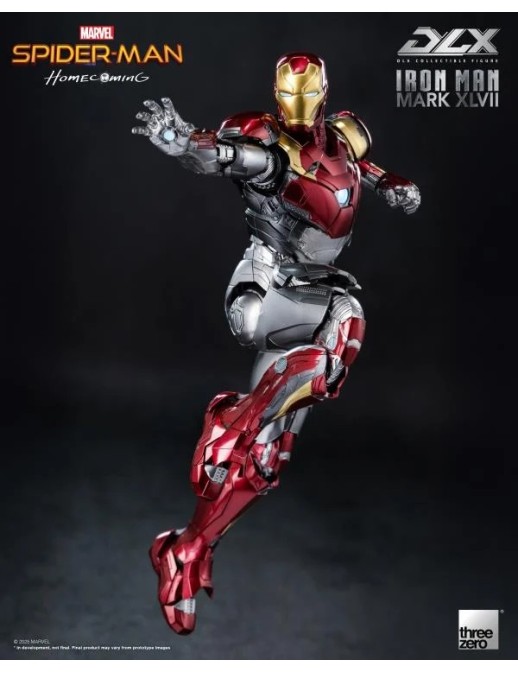 Threezero Spider-Man: Homecoming DLX Collectible Figure Iron Man Mark XLVII