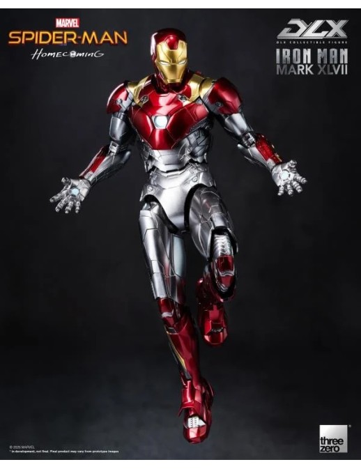 Threezero Spider-Man: Homecoming DLX Collectible Figure Iron Man Mark XLVII
