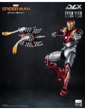 Threezero Spider-Man: Homecoming DLX Collectible Figure Iron Man Mark XLVII