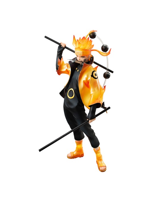 Megahouse G.E.M. Series Naruto Shippuden Naruto Uzumaki Six Paths Sage Mode 15th Anniversary Version