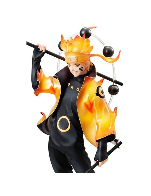 Megahouse G.E.M. Series Naruto Shippuden Naruto Uzumaki Six Paths Sage Mode 15th Anniversary Version