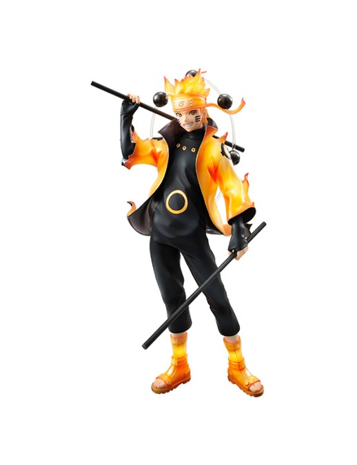 Megahouse G.E.M. Series Naruto Shippuden Naruto Uzumaki Six Paths Sage Mode 15th Anniversary Version