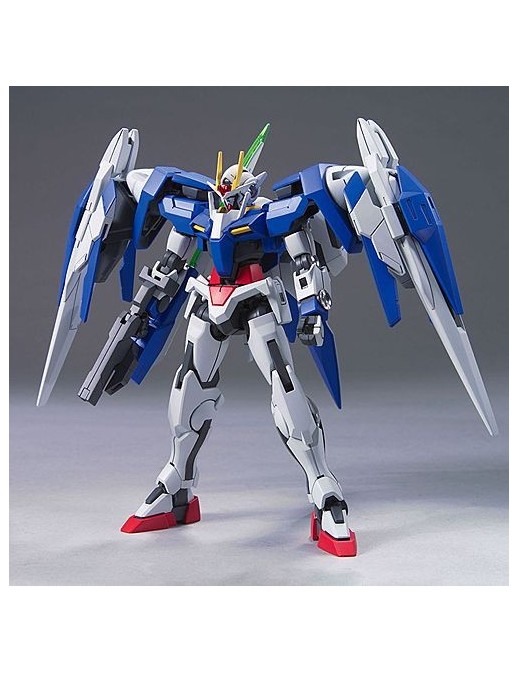 Bandai High Grade HG 1/144 Mobile Suit Gundam GN-0000+GNR--010 00 Raiser + GN Sword III