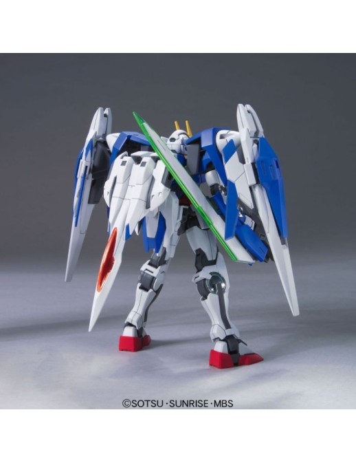 Bandai High Grade HG 1/144 Mobile Suit Gundam GN-0000+GNR--010 00 Raiser + GN Sword III