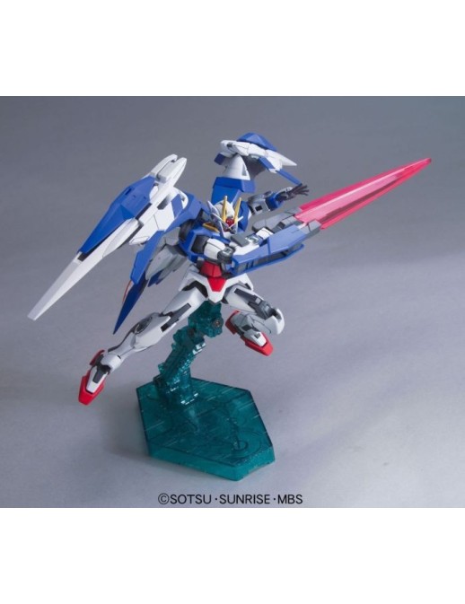 Bandai High Grade HG 1/144 Mobile Suit Gundam GN-0000+GNR--010 00 Raiser + GN Sword III