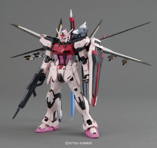 BANDAI MASTER GRADE MG 1/100 MOBILE SUIT GUNDAM MBF-02+EW454F STRIKE ROUGE OOTORI STRIKER