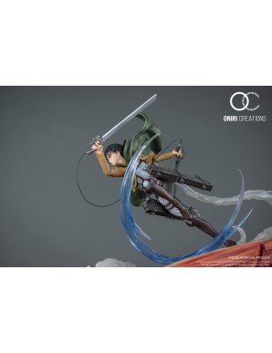 Oniri Creations Attack on Titan Levi VS Female Titan Epic Diorama 1/6 Statue Figure 999pcs Worldwide