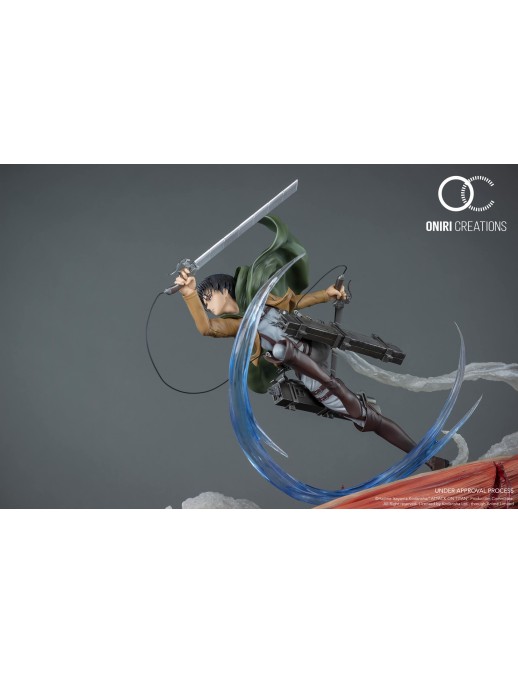 Oniri Creations Attack on Titan Levi VS Female Titan Epic Diorama 1/6 Statue Figure 999pcs Worldwide