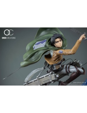 Oniri Creations Attack on Titan Levi VS Female Titan Epic Diorama 1/6 Statue Figure 999pcs Worldwide