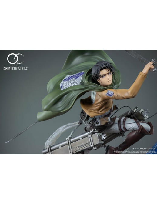 Oniri Creations Attack on Titan Levi VS Female Titan Epic Diorama 1/6 Statue Figure 999pcs Worldwide