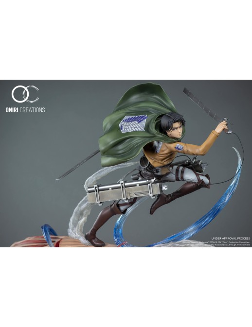 Oniri Creations Attack on Titan Levi VS Female Titan Epic Diorama 1/6 Statue Figure 999pcs Worldwide
