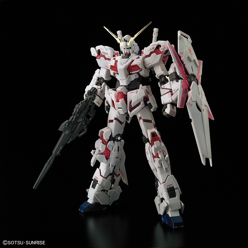 BANDAI REAL GRADE RG 1/144 MOBILE SUIT GUNDAM RX-0 UNICORN GUNDAM DESTROY MODE FULL PSYCHO-FRAME PROTOTYPE