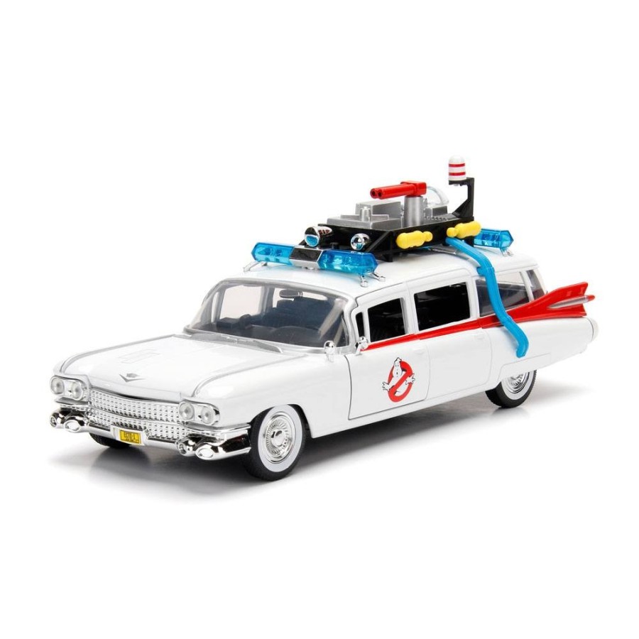 Jada Toys Diecast Model 1/24 Scale Ghostbusters 1959 Cadillac Ecto-1