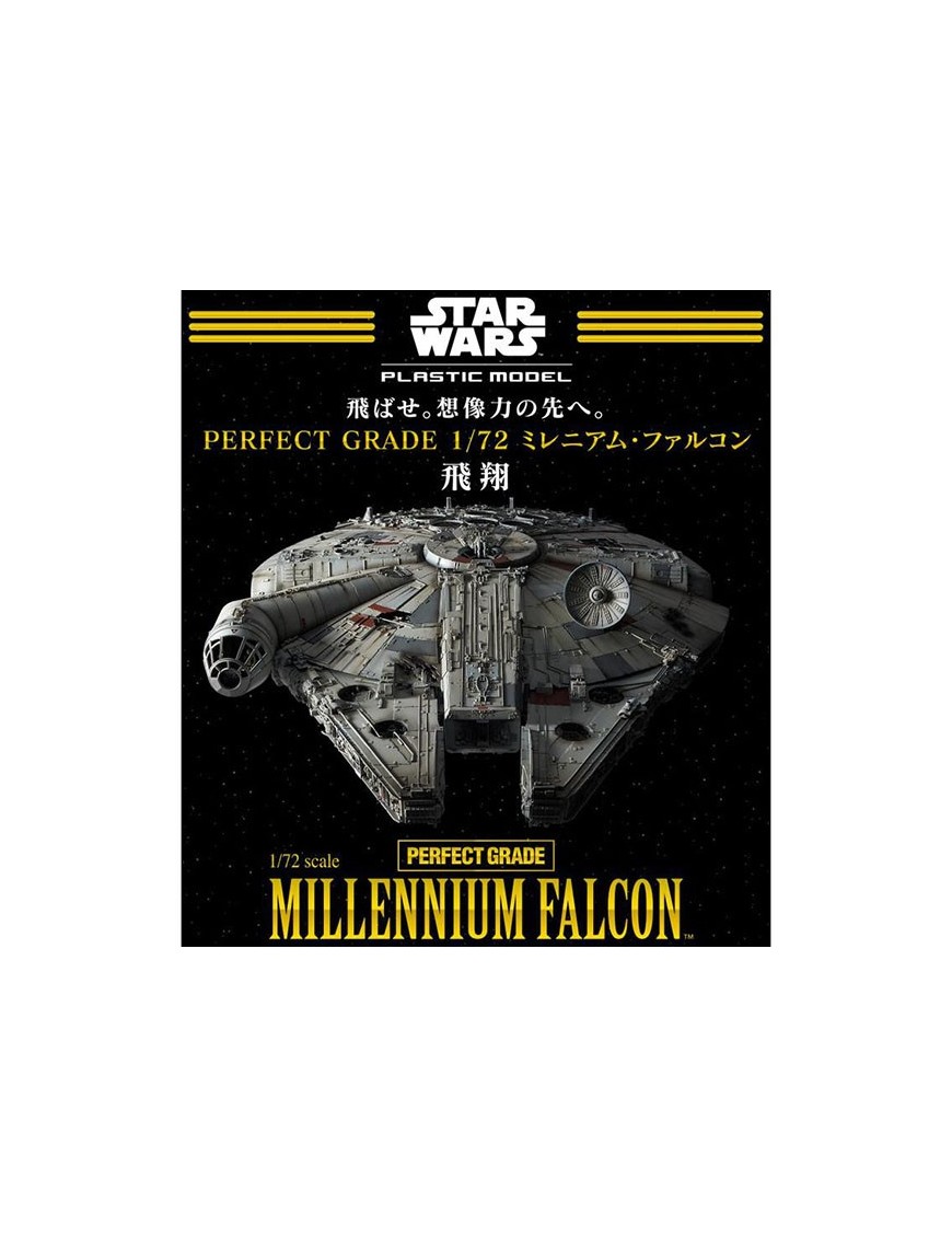 P-Bandai Perfect Grade Star Wars Millennium Falcon 1/72 Scale Model Kit P-Bandai Perfect Grade Star Wars Millennium Falcon 1/72 Scale Model Kit
