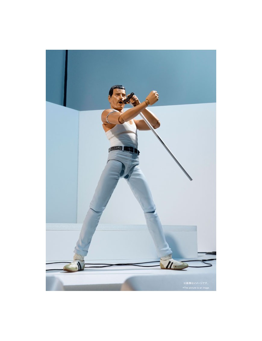 Bandai S.H. Figuarts The Queen Freddie Mercury Live Aid 1985 Bandai S.H. Figuarts The Queen Freddie Mercury Live Aid 1985