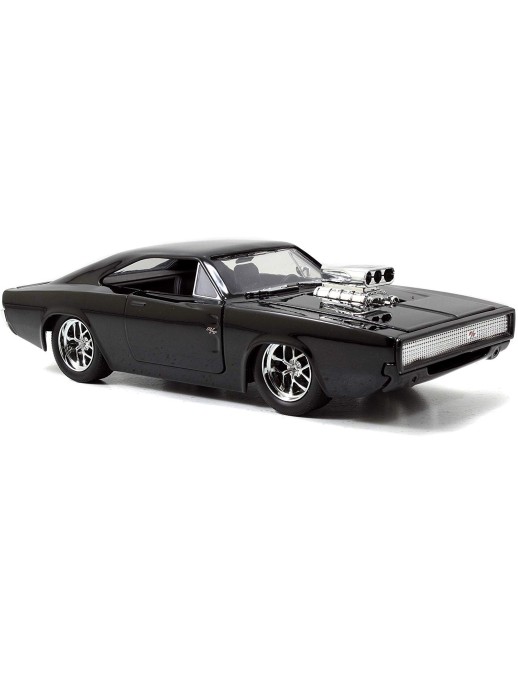 Jada Toys Diecast Model 1/24 Scale Fast & Furious Dodge Charger Street 1970