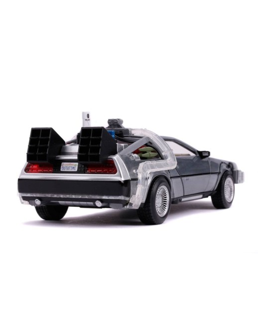 Jada Toys Diecast Model 1/24 Scale Back To The Future II DMC Delorean Time Machine