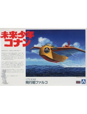 Aoshima Conan il Ragazzo del Futuro Flying Boat Falco 1/72 Scale Model Kit