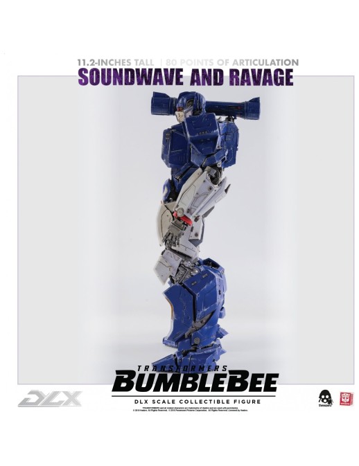 Threezero Transformers Bumblebee DLX Scale Collectible Figure Series Soundwave & Ravage