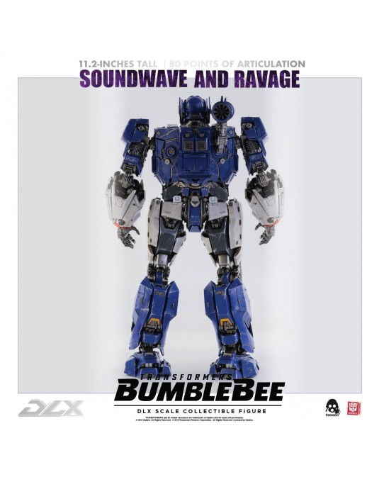 Threezero Transformers Bumblebee DLX Scale Collectible Figure Series Soundwave & Ravage