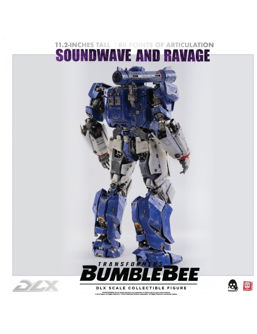 Threezero Transformers Bumblebee DLX Scale Collectible Figure Series Soundwave & Ravage