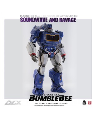 Threezero Transformers Bumblebee DLX Scale Collectible Figure Series Soundwave & Ravage
