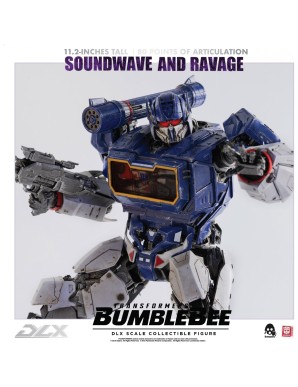 Threezero Transformers Bumblebee DLX Scale Collectible Figure Series Soundwave & Ravage