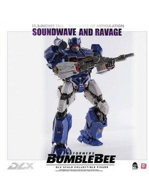 Threezero Transformers Bumblebee DLX Scale Collectible Figure Series Soundwave & Ravage