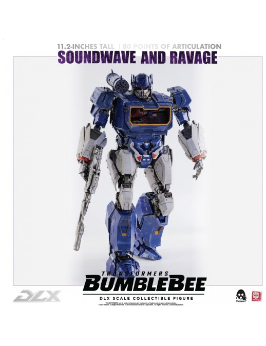 Threezero Transformers Bumblebee DLX Scale Collectible Figure Series Soundwave & Ravage